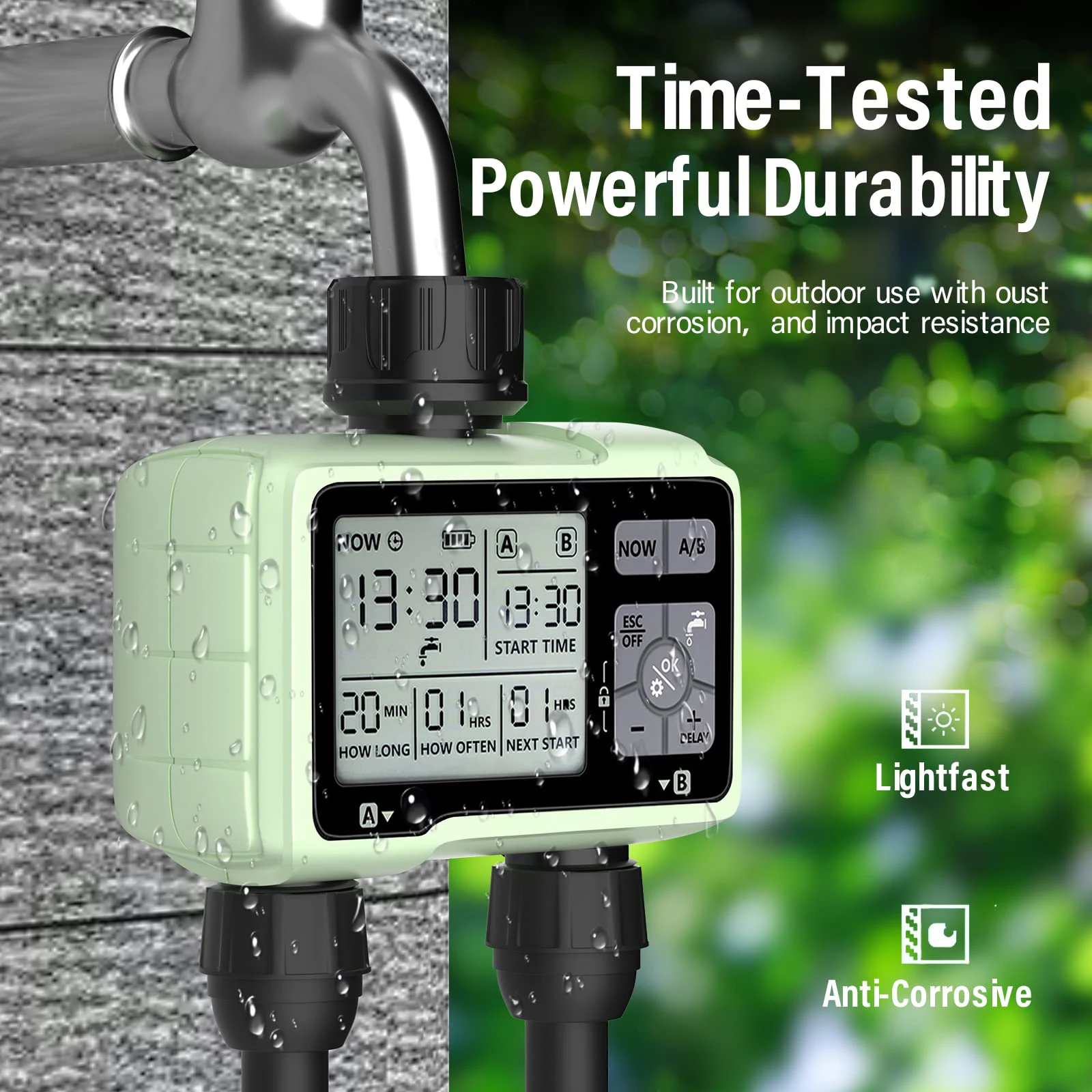 Eshico HCT-326 Super Timing 2-Outlet Water Timer 3