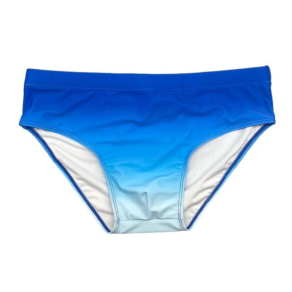 Gay Swim Briefs Pushup Pad Gradient Swim Briefs