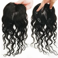 Fashion Wavy Human Hair Women Toppers Virgin European Hair 13x15cm Natural Scalp Top Base Lace Women Toppers with Clips 1