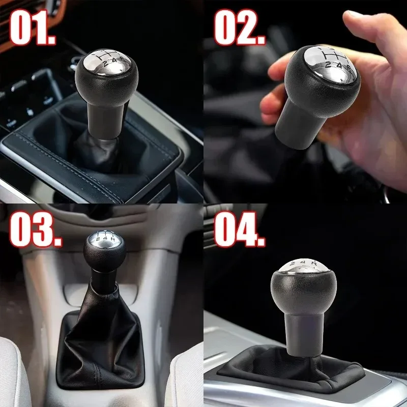 5 Speed Car Gear Stick Shift Knob Lever Handle for Peugeot 206 207 307 308 407 Citroen C4L C2 C3 C5 Replacement Gear Shift Knob