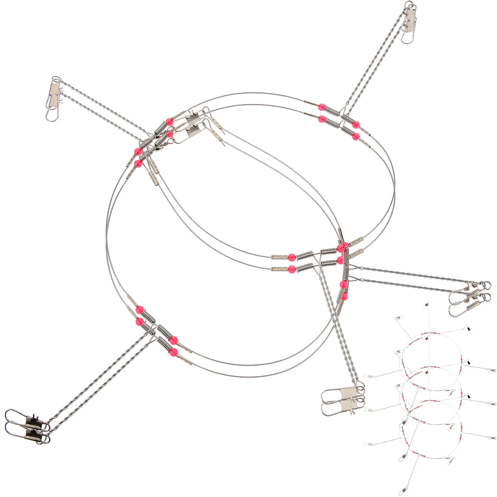 

Fishing Gear Fishing Hook soft Stainless Steeel Wire sea Fishing Wire Balance Hook Fish Wire tracing Fishing accessories