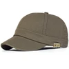 Four Seasons Short Brim Baseball Cap Cotton Men Women Soft Vintage Dad Hat Adjustable Trucker Style Low Profile Caps 1