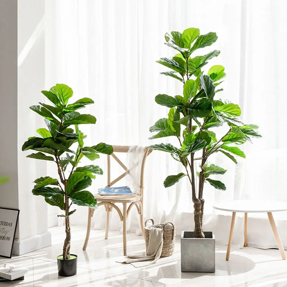 녹색 플라스틱 와이어 인공 식물, 실물 같은 인조 잎, 꽃꽂이 파티 용품, 1 PC