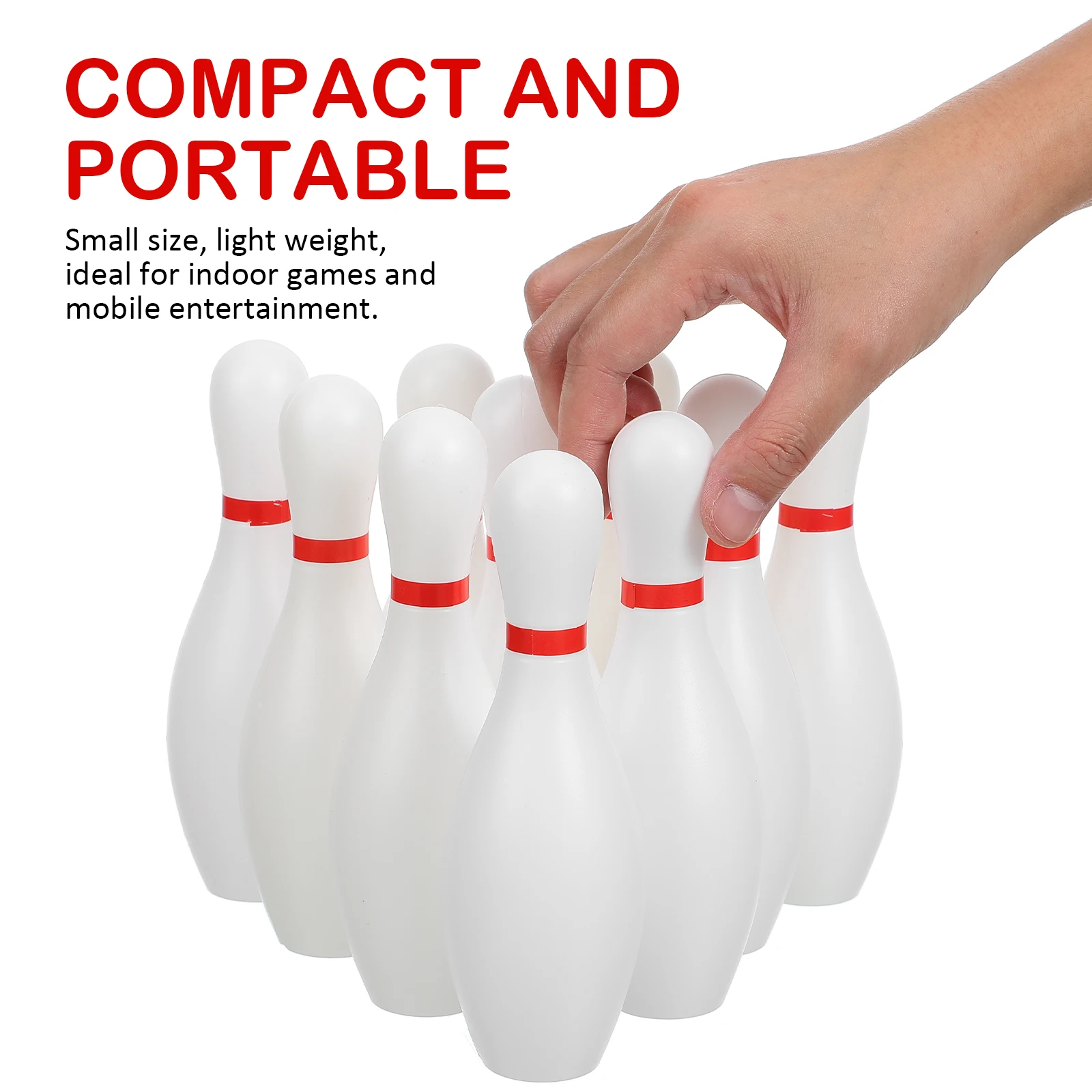 Bowling Kit Mini Bowling Set Small Pins Indoor Sports Balls Balls Outdoor Game Funny Motor Skills Game Accessory