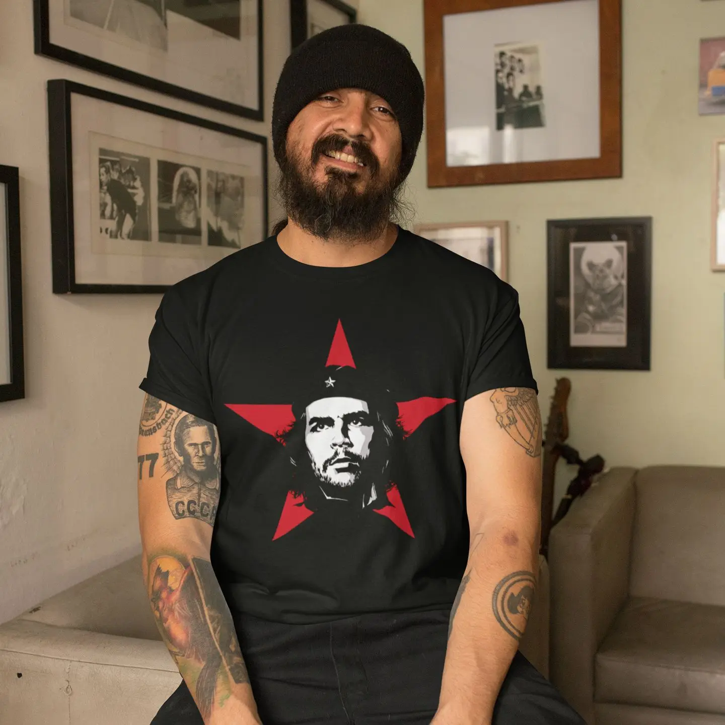 T-Shirt Che Guevara T-Shirt in cotone a maniche corte moda idolo