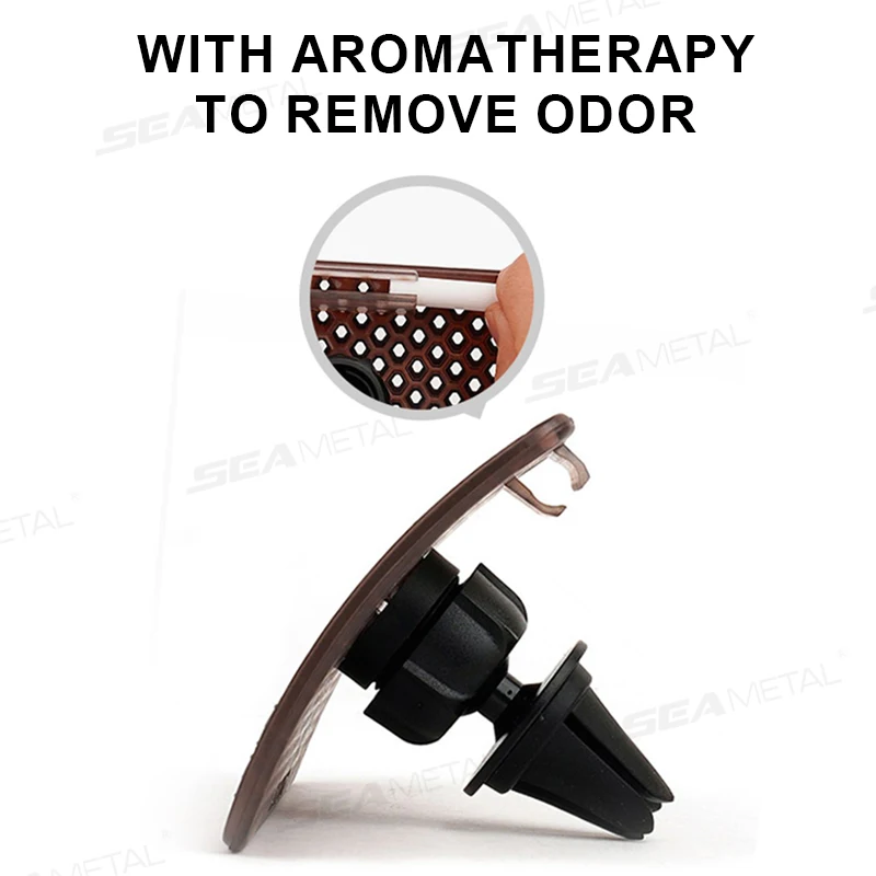 SEAMETAL Car Air Vent Baffle Free Adjustable Clip Wind Shield Changing Wind-Direction Wind Guide Plate Prevent Direct Blowing