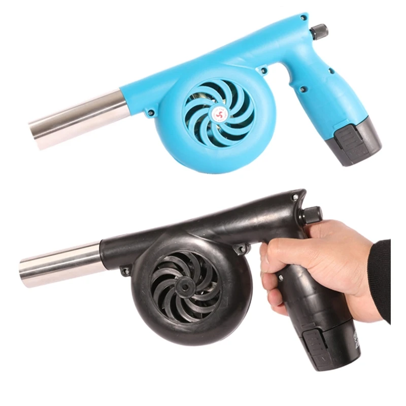 

Outdoor Barbecue Fan 12V Wireless Air Blower 5000mA Dual- Rechargeable Batteries F1CD