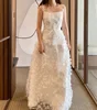 MD Spaghetti Strap A-line Tulle Wedding Dress Bead Korea Photoshoot Floor-Length Corset Customized Bride Gowns Corset 웨딩드레스 2025 2