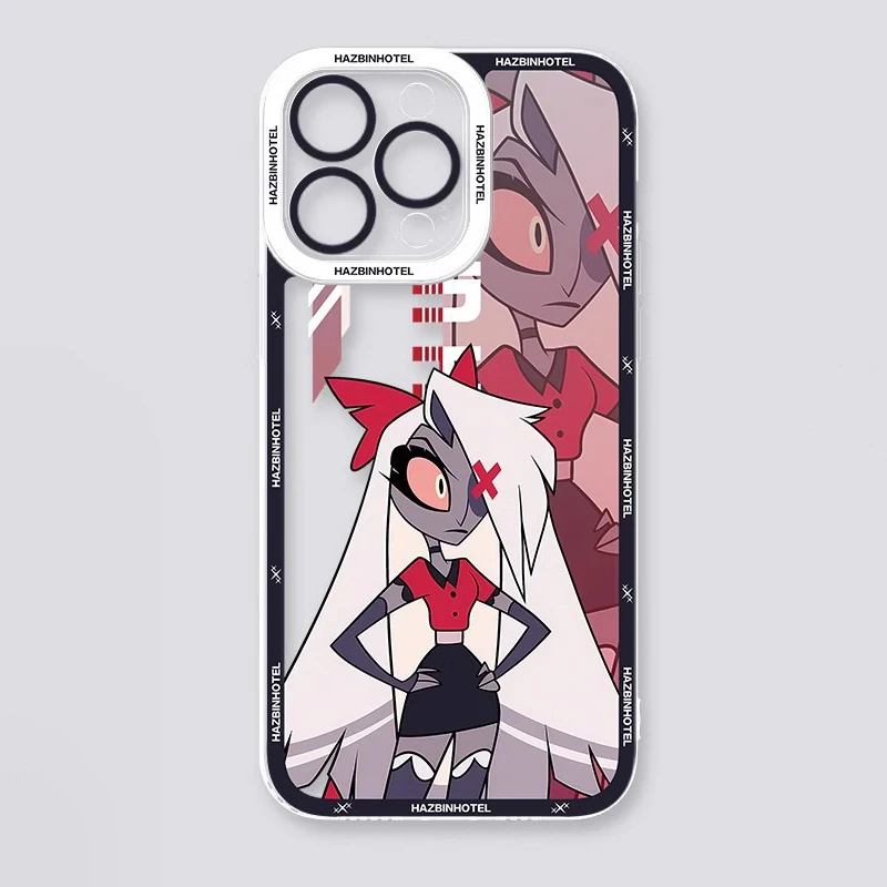 Cartoon Hazbis Hotels Clear Phone Case