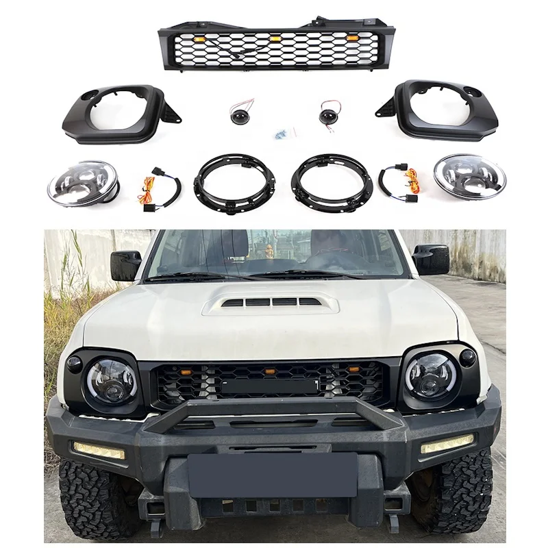 

4X4 Off-Road Auto-Onderdelen Auto-Accessoires Conversie Retro-Mod Grille Bodykit Voor Suzuki Jimny 2007-2011