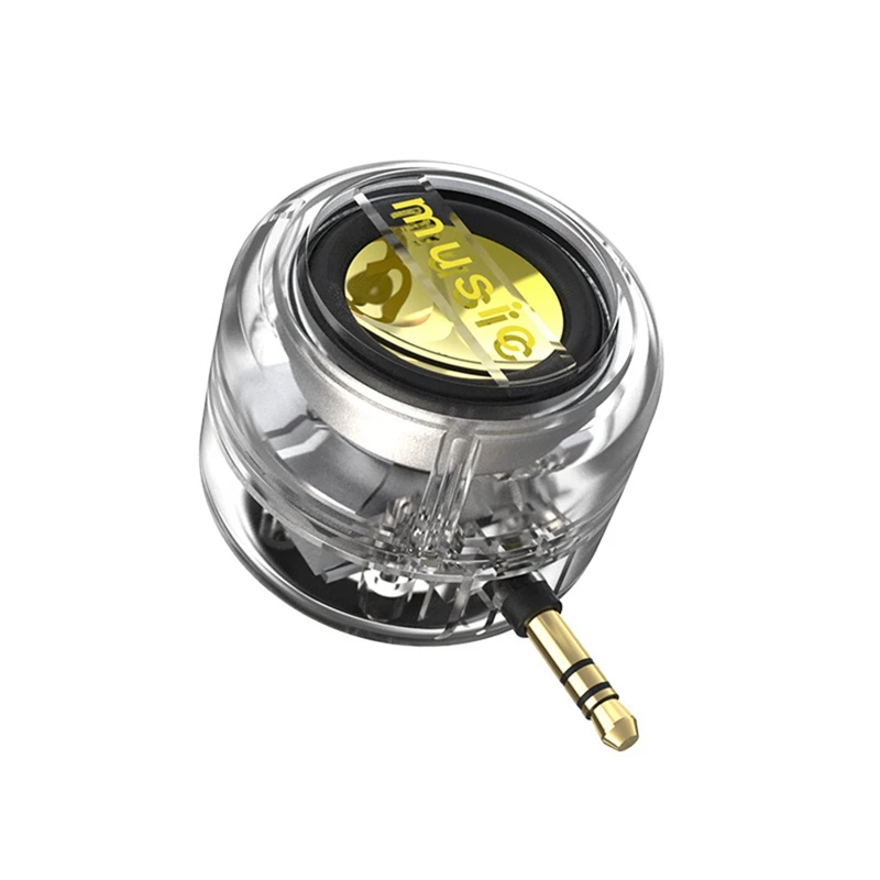 휴대용 미니 스피커, 범용 3.5mm 사운드 박스, 휴대폰 스피커 앰프, 외부 유선 스피커