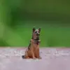1/64 Dog Model Diorama Scenery Train Railway Micro Landscape Collections S Scale Hand Painted Figurines Miniature Scenes Decor 1
