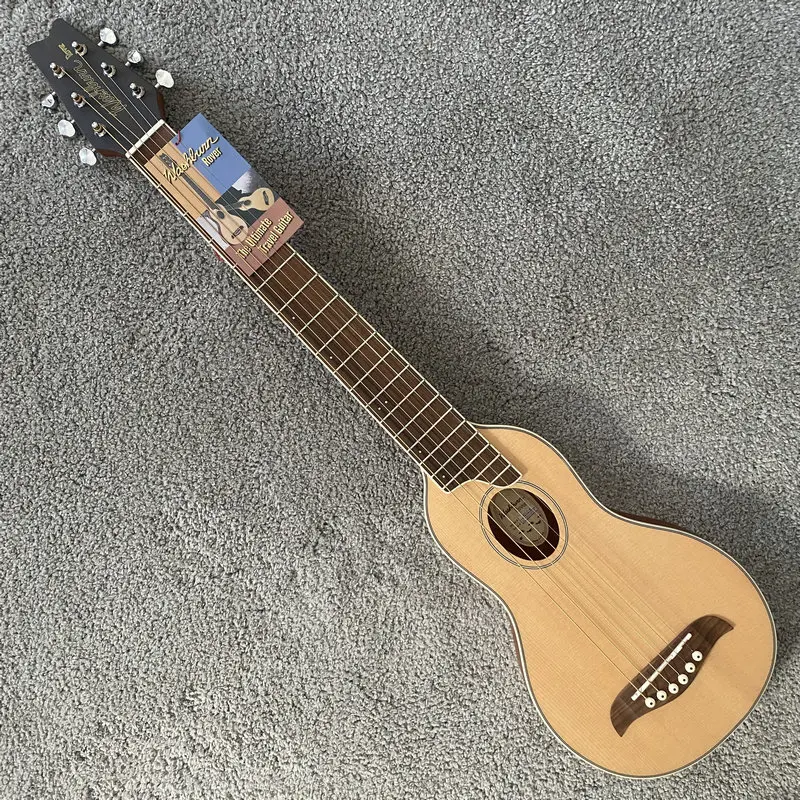 Amazon.com: Washburn RO10 Rover Steel String Travel Acoustic