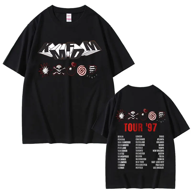 Rock Band Kmfdm Tour 97 Graphic T Shirts Men Women Vintage Gothic