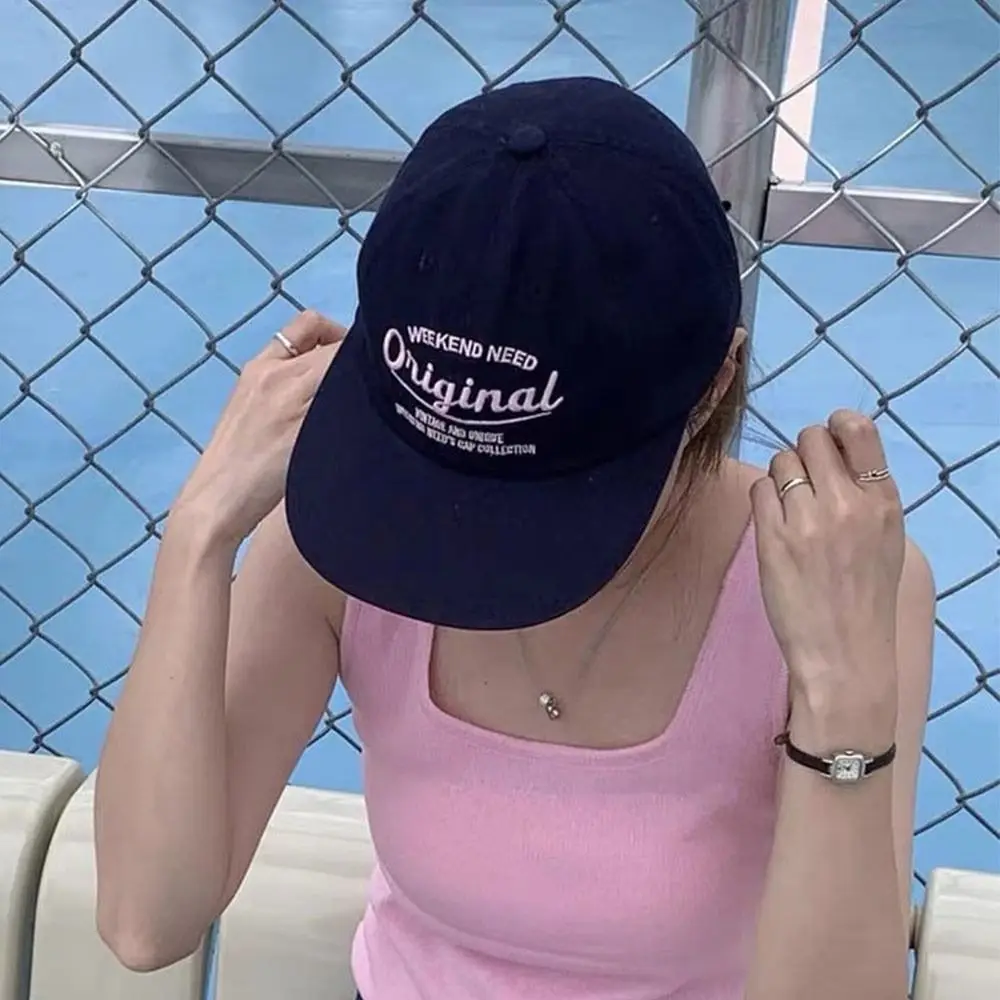 Cotton Baseball Cap Embroidery Hip Hop Sun Hat