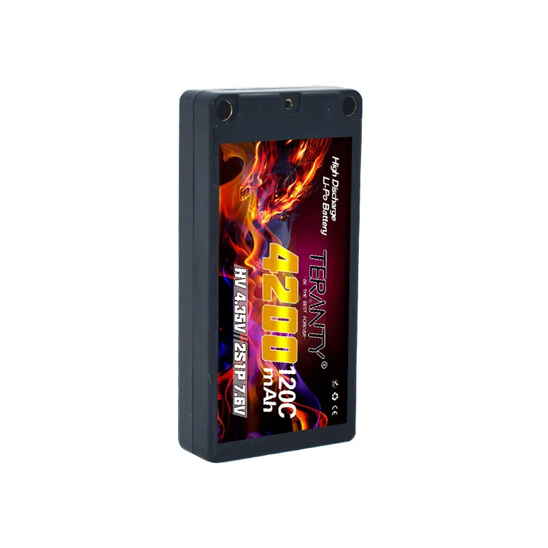 Original TERANTY 2S 7,6 V 4200 mAh 120C/240C Drift Big Foot Fernbedienung Racing Modell Auto tank Spielzeug Hard Shell Lipo Batterie – Detail 4