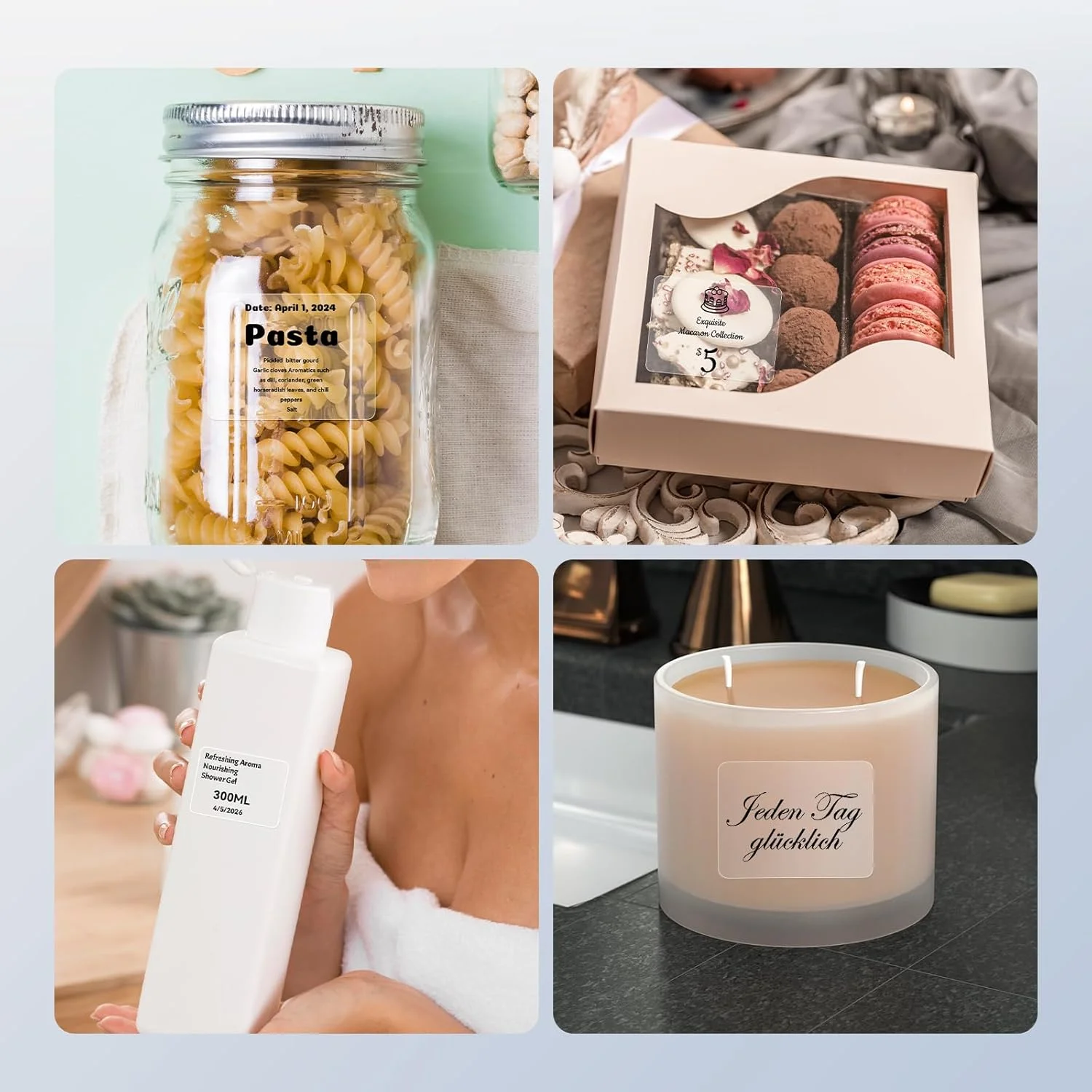 Niimbot Transparent Stickers Label Paper Roll for Mini Portable Printer Niimbot Thermal Paper Labels Official Genuine For B1 B21