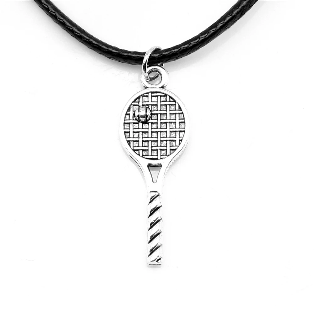 

1 Piece Badminton Racket Woman Necklac Women Jewelry 11x30mm