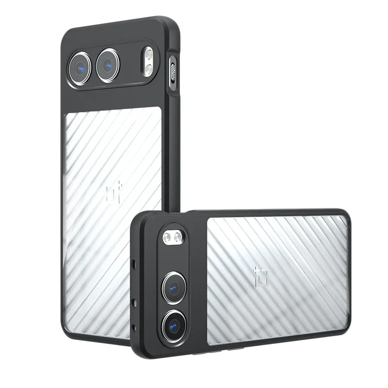 Shockproof Frosted Skin Feel Matte Case - Anti-Fingerprint Transparent Cover