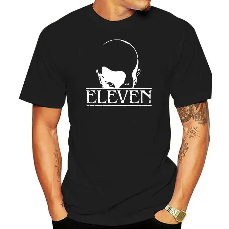 thumbnail image 1 of Camiseta negra de estilo extraño para hombre, talla S-6XL, con temática de cultura pop, Things Eleven Cosplay, 1 of 4