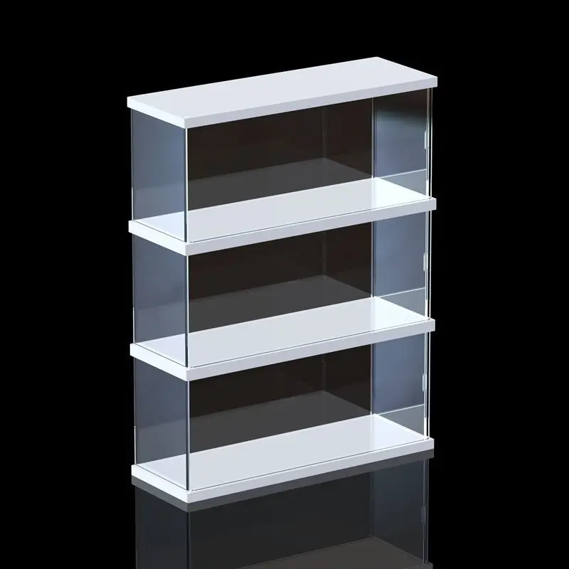 DENEST Clear Acrylic Cabinet Dust-free Multi-layer Ladder Display