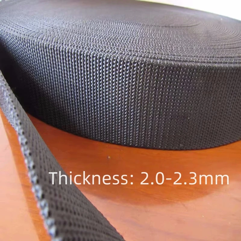 검정색 두꺼운 암호화 배낭 스트랩, 고밀도 나일론, 폴리프로필렌 웨빙, 두꺼운..