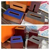 European Style Aristocratic Tissue Box,Solid Wood and Leather Tissue Case, Pull-out Canister for Home Decoration 6