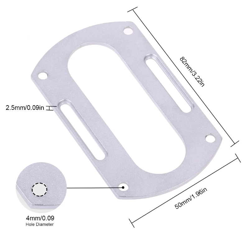 4mm Base Slider For SME 3009 3012 Steel Tone Arm Slide Board Phonograph Tone Arm