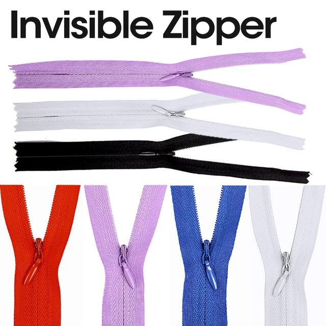 10pcs Invisible Zippers DIY Nylon Coil Zipper 18-60cm Tailor Sewing Clothes  Cushion Crafts Handcraft Sewing Cloth Accessories - AliExpress