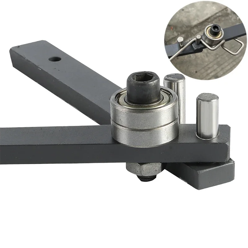 1-10MM Small Manual Bending Machine Reinforced Flat Iron Bender Iron Steel Copper Wire Angle Bender Manual Bending Tool