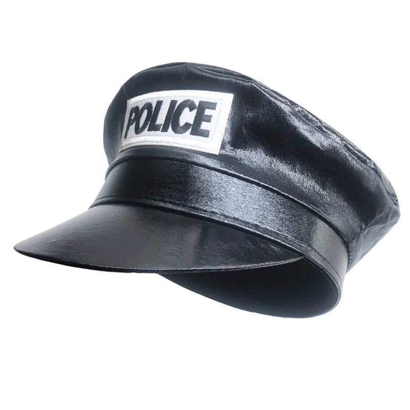 Police Officer Yacht Captain Hat police Costume Captain Costume Men Adjustable Adult Kid Men Wome
