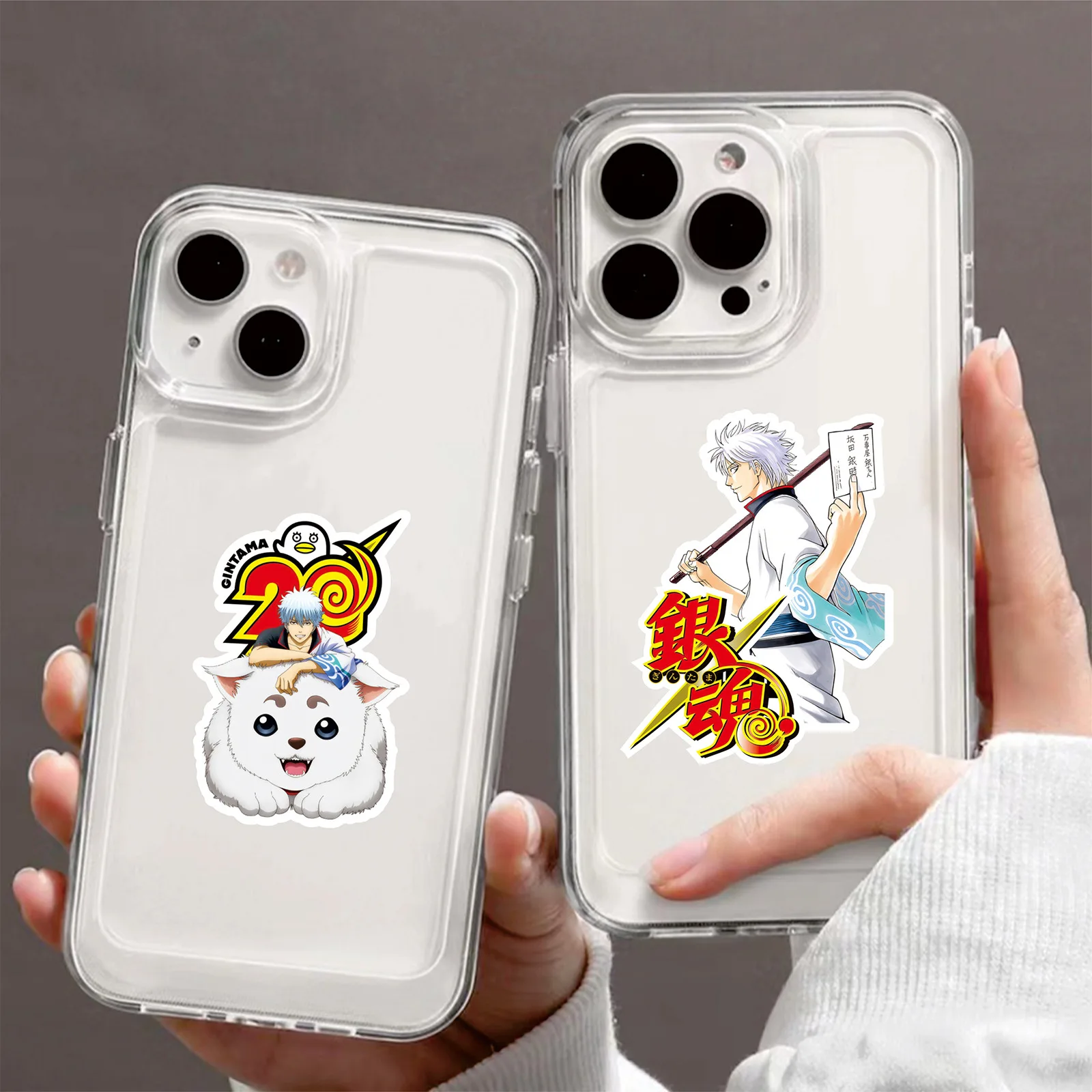 80/160PCS Anime Gintama Coole Aufkleber Sakata Gintoki Aufkleber Auto Laptop Hijikata Toshiro Cartoon Graffiti Aufkleber Kinder Spielzeug geschenk – Detail 7
