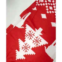 Fashion Women's Snowflake Elk Print Button Front Slim Jumpsuit Sexy Long Sleeve V-Neck Adult Onesie for Sleepwear - Image 5