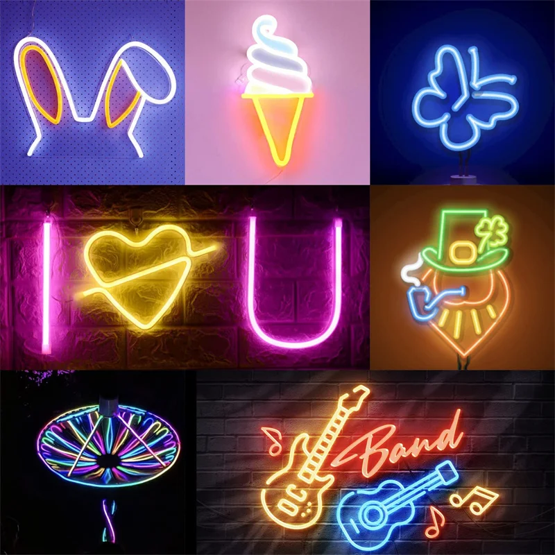 10m/32.4ft Neon Rope Lights Work With Alexa 12v Rgb Neon