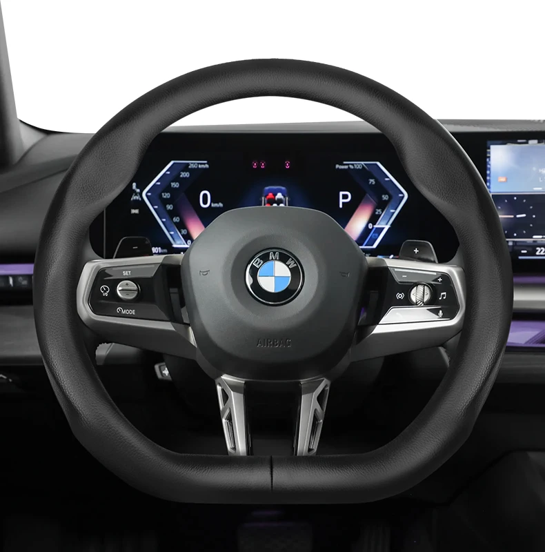 Für BMW D-förmige Lenkradabdeckung, ultradünn, 4 5 7 Serie, M5, i5, i7, G22, G23, G26, G60, G70, F10, F90, G60, G70, G82, G83 G26 – Detail 12