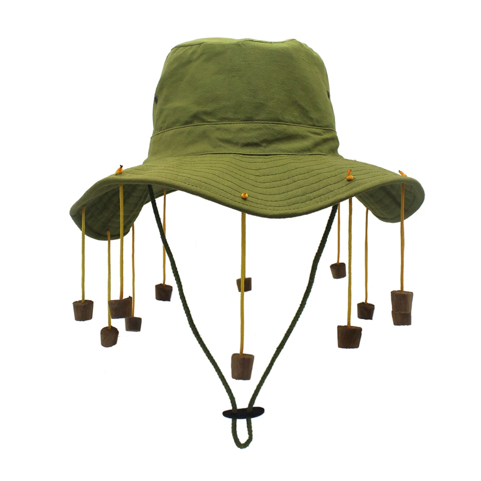Unisex Breathable Australian Hat with Cork Head Guard Caps Fancy