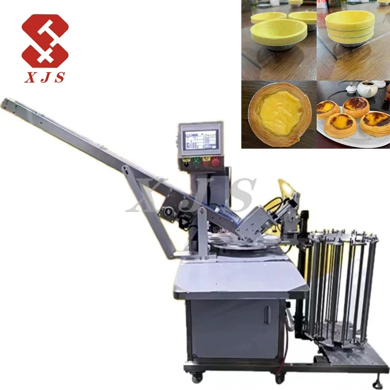 Commercial Industrial Automatic Portuguese Egg Tart Skin Shell Making ...