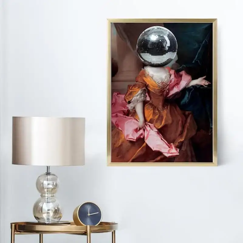 Рисунок 4 - Диско мяч плакат винтажный принт