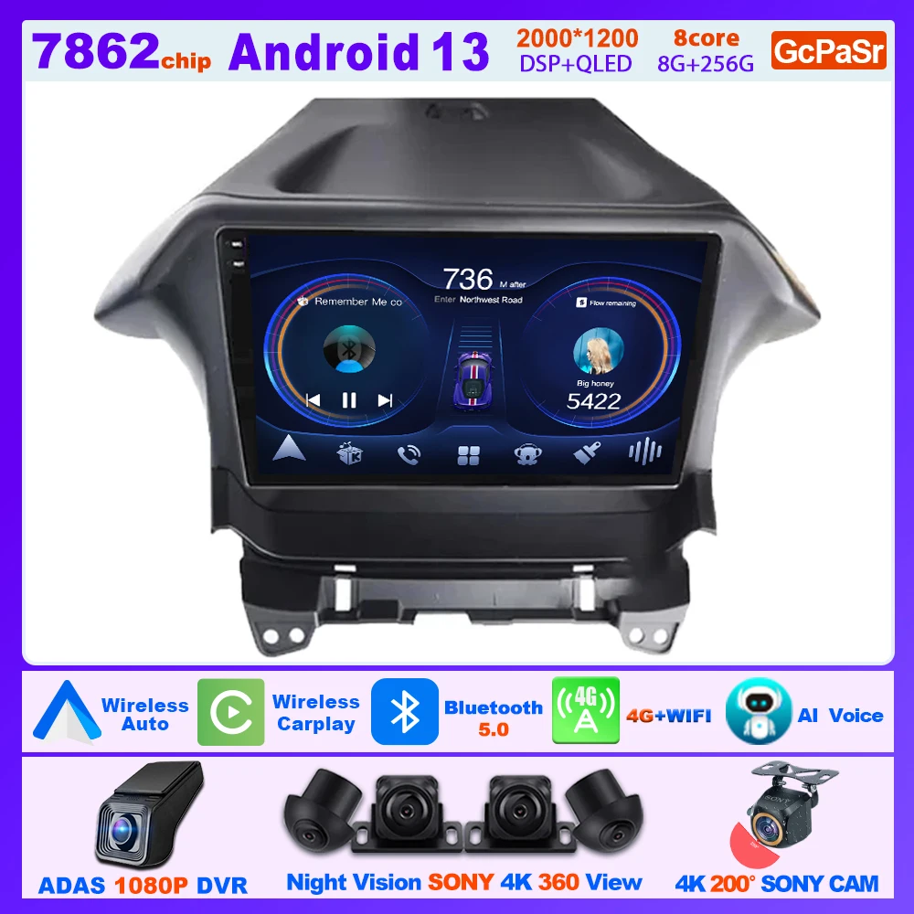 

9 дюймовый Android Carplay для HONDA ODYSSEY 2009-2014 LHD мультимедийный центр умные автомобильные системы Bluetooth стандарта Wi-Fi USB сенсорный дисплей