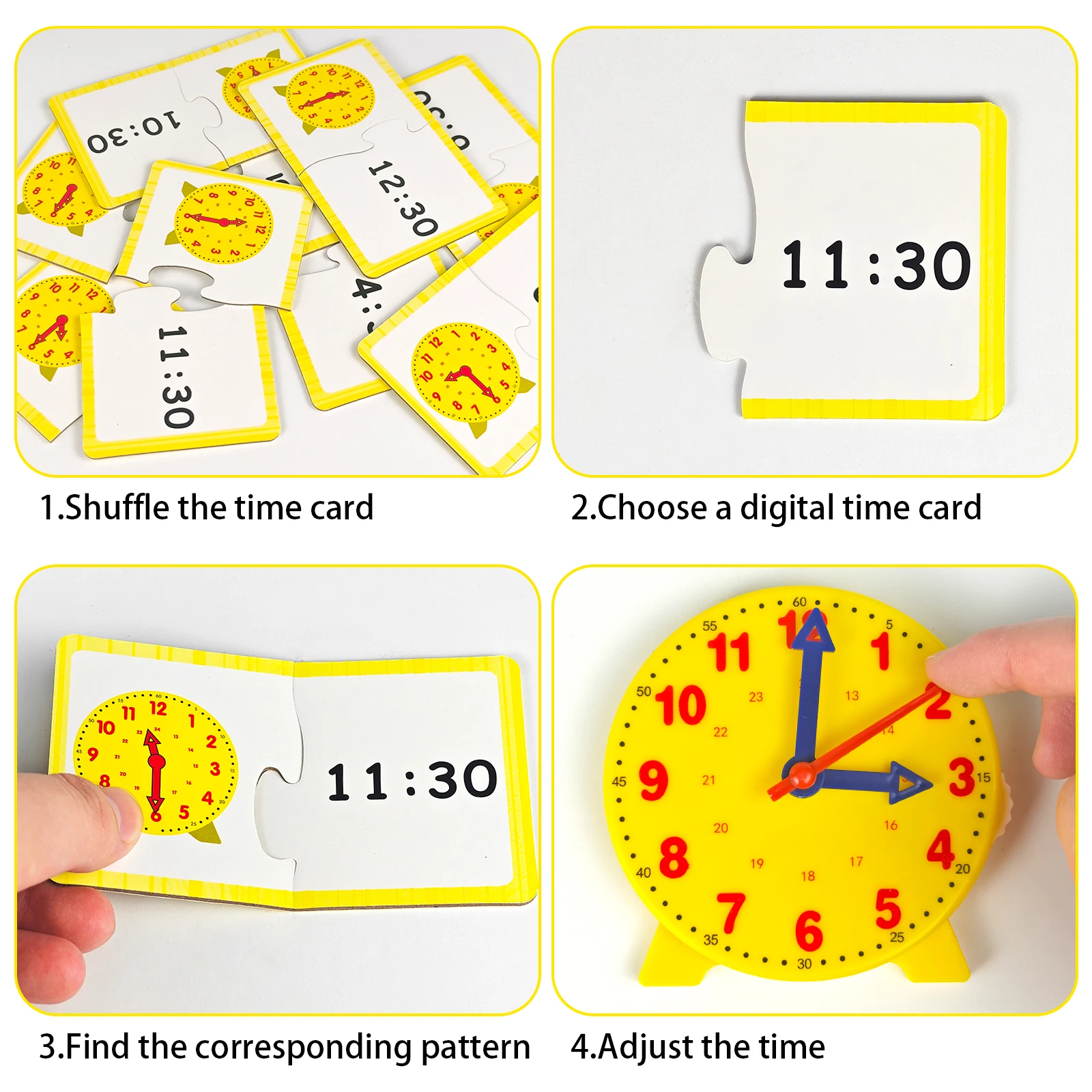Learning Time Activity Clock 4