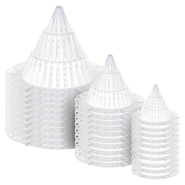 Kúpos Virág Edény Lyuk Hálószála 30 Db Növényi Rács Szőnyeg Alsó Szivárgásbiztos Lélegző Vízelvezető Védje A Talajt - Image 2