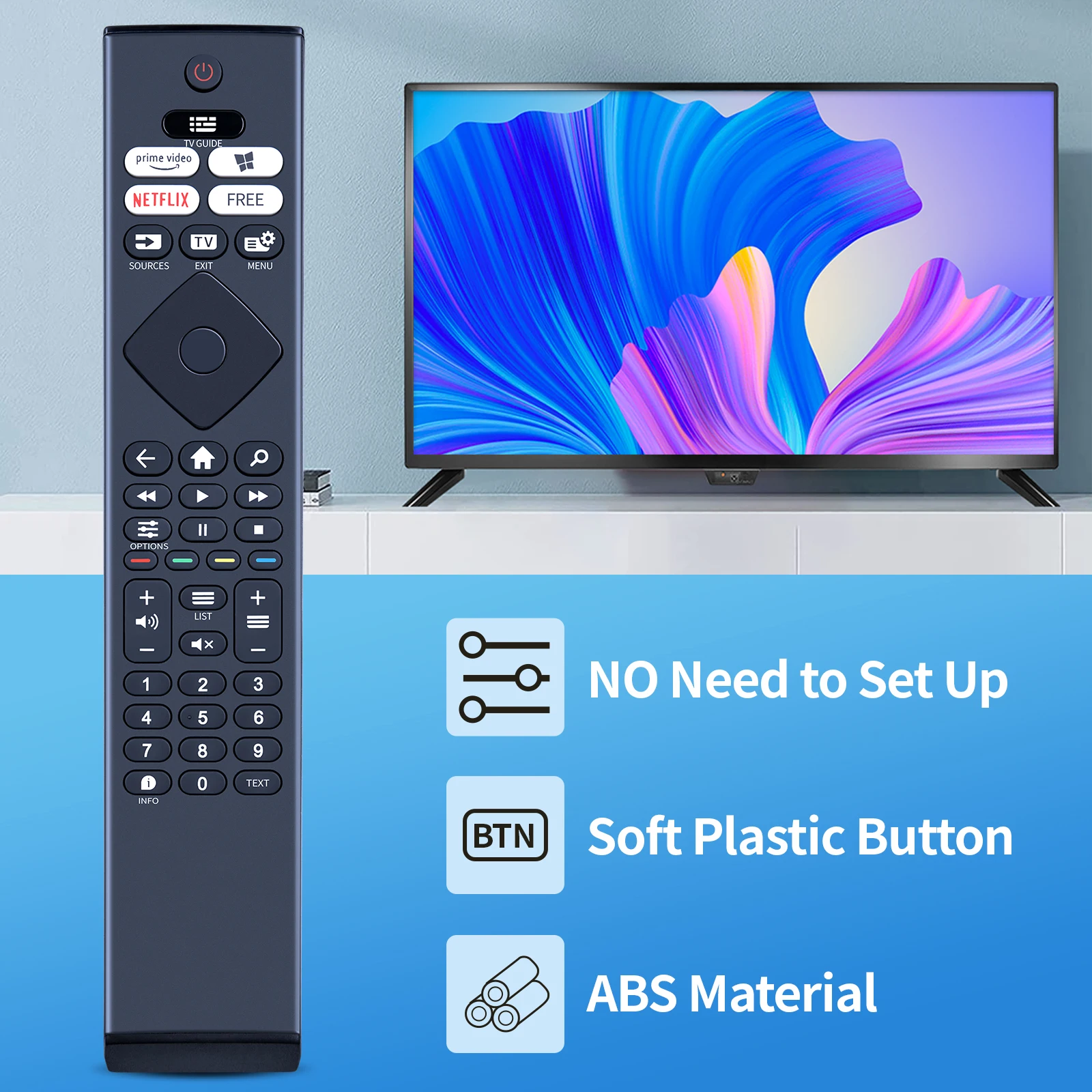 Nouveau 398GR10BEPHN0041HR Télécommande De Remplacement HR45B Gj01 55pus8106