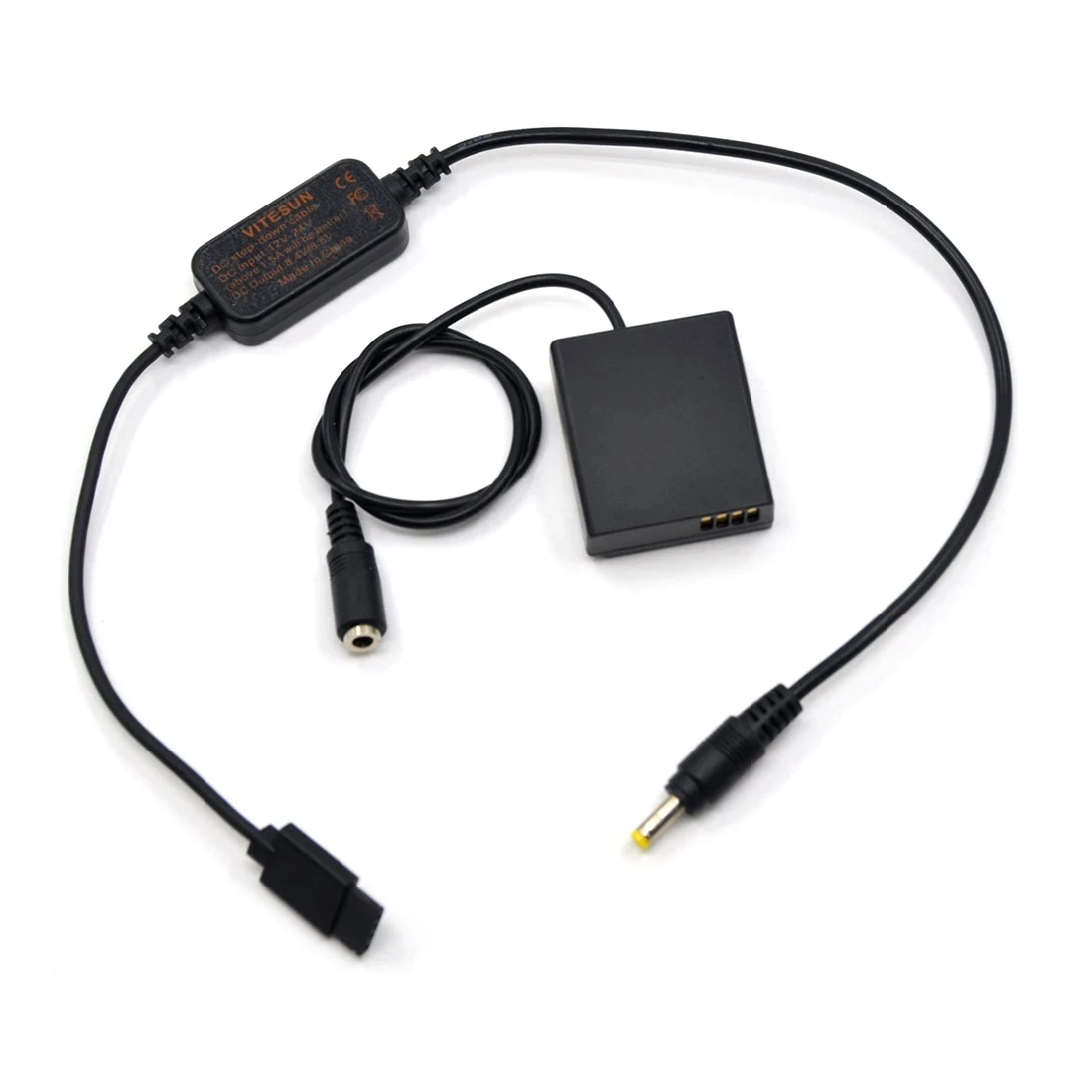 

Dummy Battery BLE-9E BLG10 DCC11 DC Coupler DJI Ronin-S Adapter Cable for Lumix FMARKII DMC GF3 GF5 GF6 GX5 GX85 GX86CGK Camera