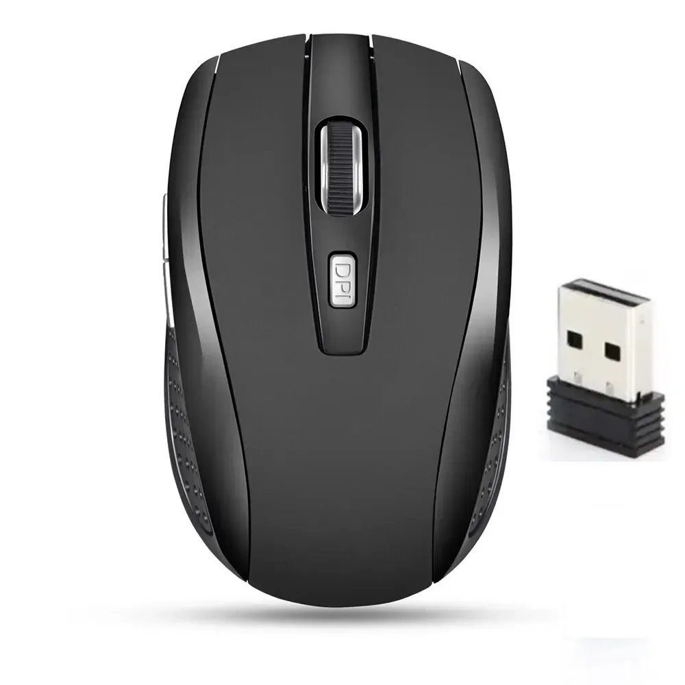 Computer Mouse Wireless USB Adjustable Gamer Gaming 6 Button Optical  2.4 USB Receiver for Computer PC Accessories 1