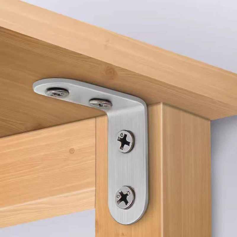 L Bracket Corner bracket 90 Degree Angle Bracket wooden frames tables chairs bed furniture Repair 10pcs