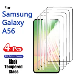 Premium Tempered Glass Screen Protector - 9H Hardness, HD Clarity, Anti - Scratch, Case - Friendly (4 - Pack) - 1pcs (Black)