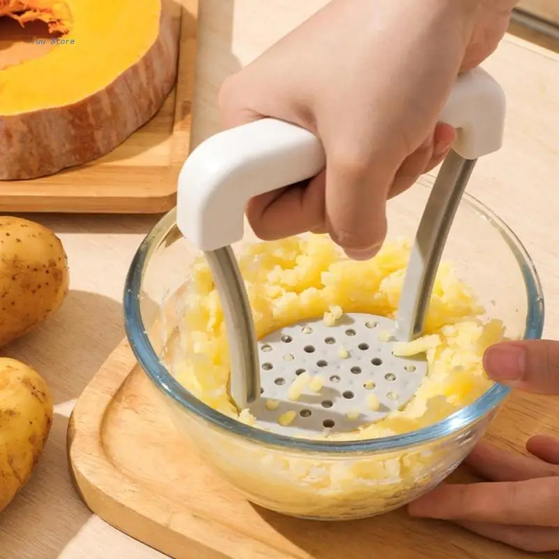 Pisa Papa Manual Potato Masher Heat Resistant Plastic Handheld