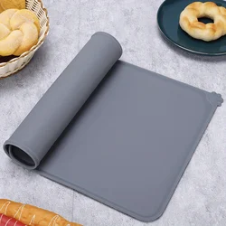 Silicone Non - Stick Waterproof Pet Feeding Mat - 48x30cm (GRAY)