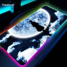 Bleach Gaming Mouse Pad Computer Accessories RGB Large Mouse Pad Gamer XXL Mouse Carpet Glow Big Mause Pad PC Desk Play Mat With