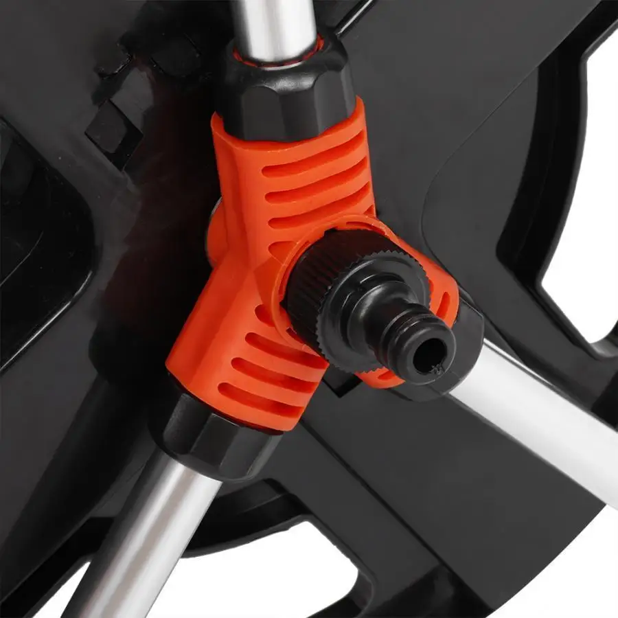 Description Picture 5 of item35m Garden Hose Reel Storage Cart - Portable Water  Rack & Shelf for Garden Tools